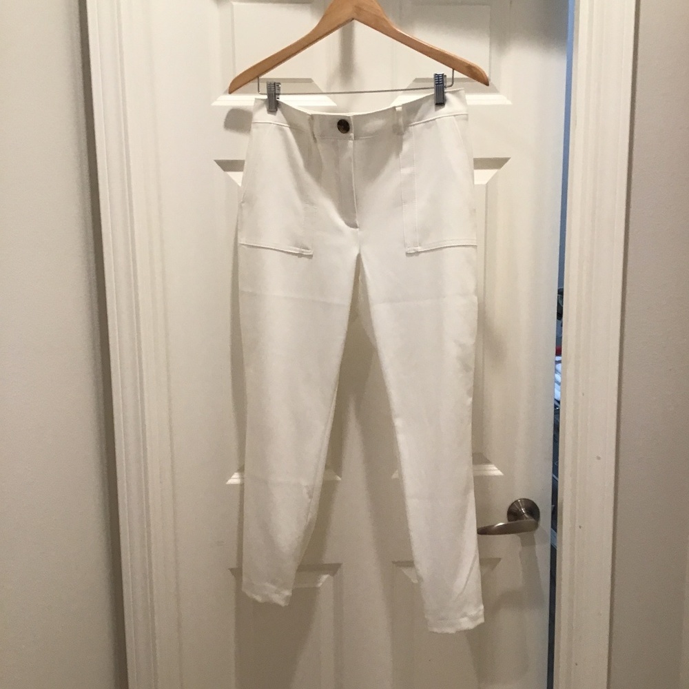 White House Black Market Straight Crop Pants
